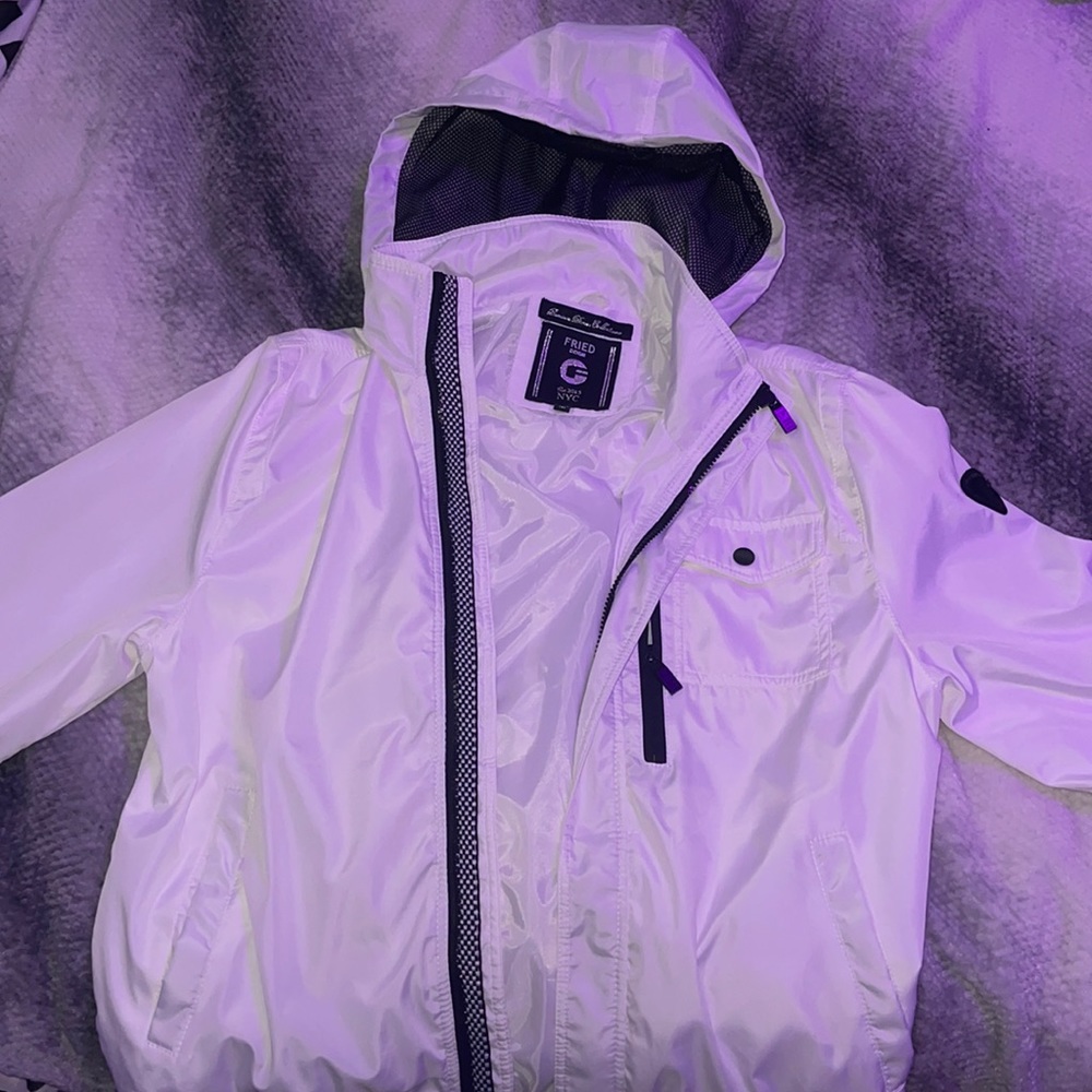 Premium Denim Collections Fried Denim White Jacket